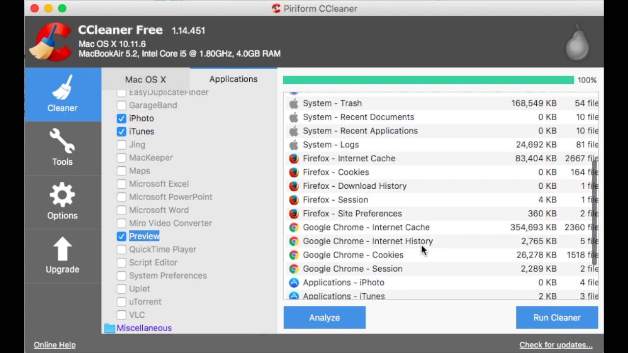 CCleaner Professional 6.15.10623 for mac download free